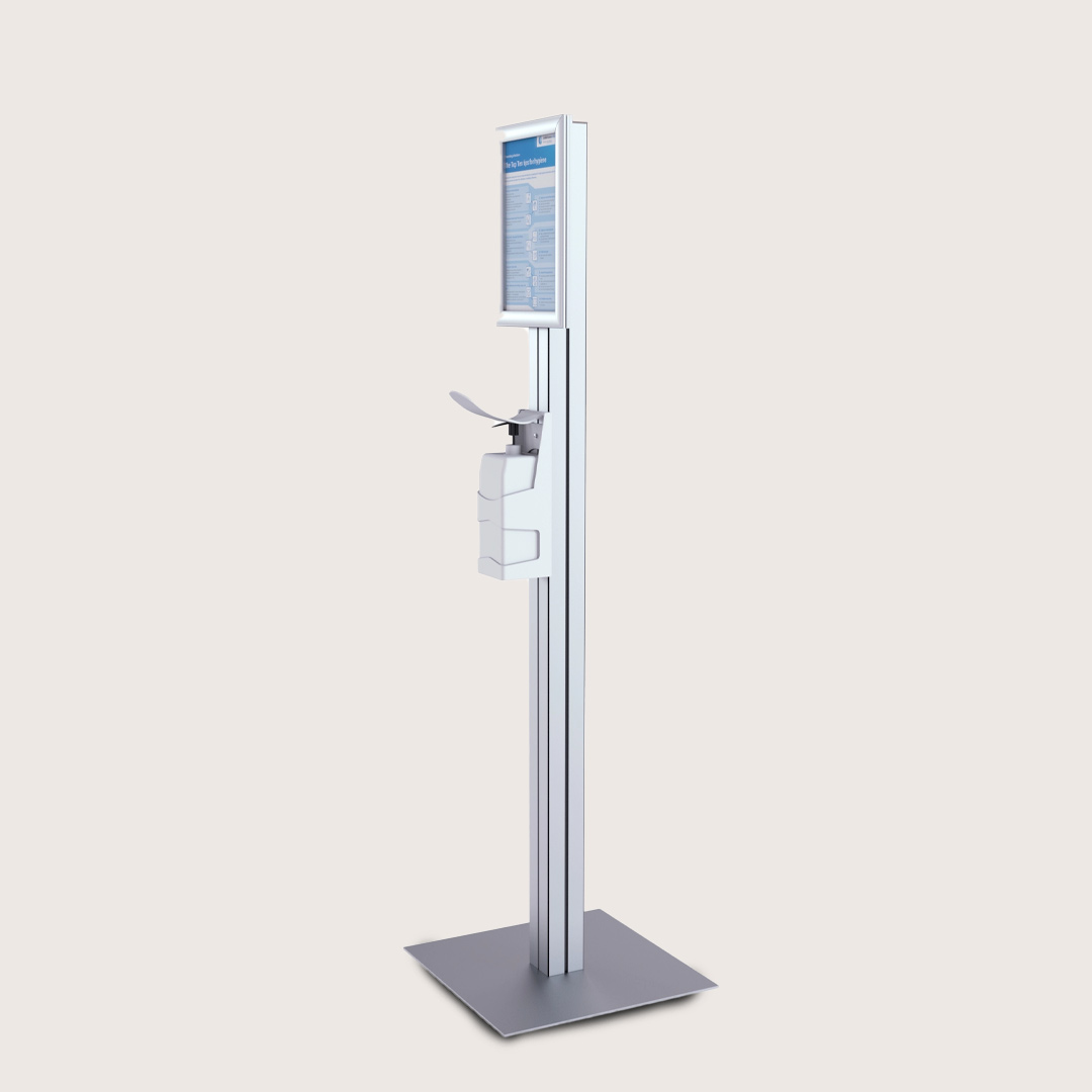 Elbow-Operated Hand Sanitiser Stations