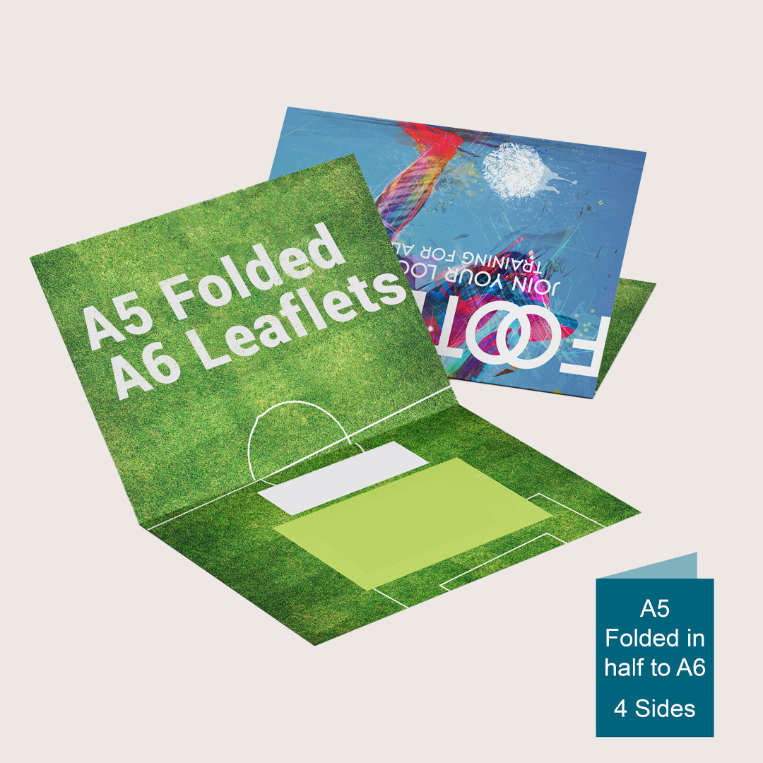 A5 Folded A6 Leaflets