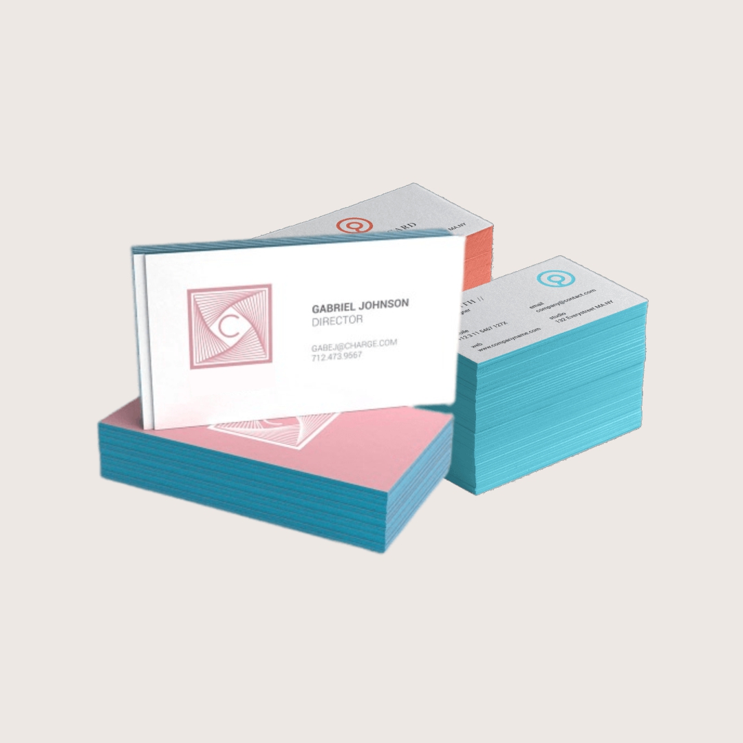 Coloured Edge Business Cards